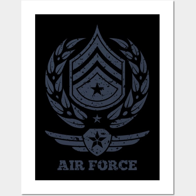 Air Force Vintage Insignia Wall Art by Mandra